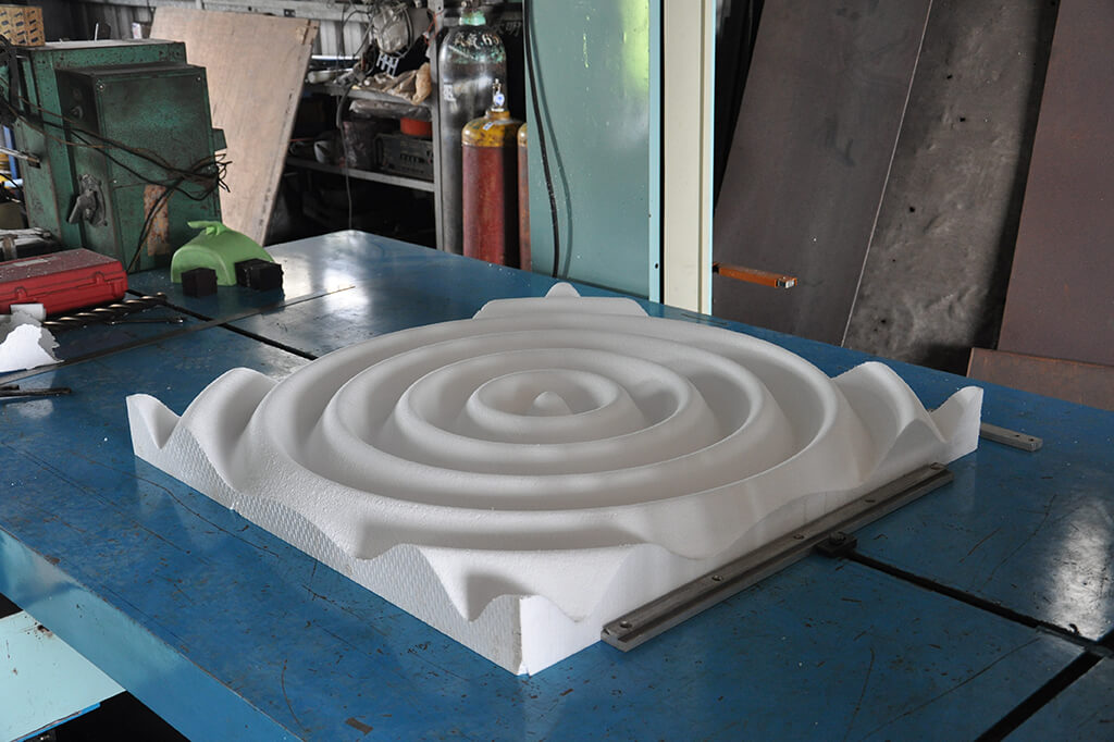 保麗龍雕刻 - 物理特性波形教具製作